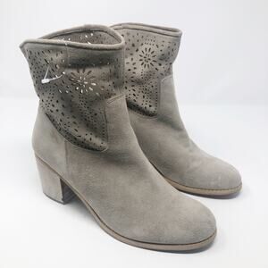 Croma Vintage Women's Faux Suede Ankle Boots Size 10